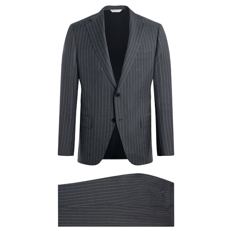 Charcoal Pinstripe Suit