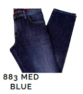 Dark blue denim pants, model 883 MED BLUE.