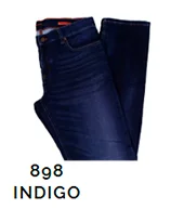 Dark indigo Alberto pants, model 898.
