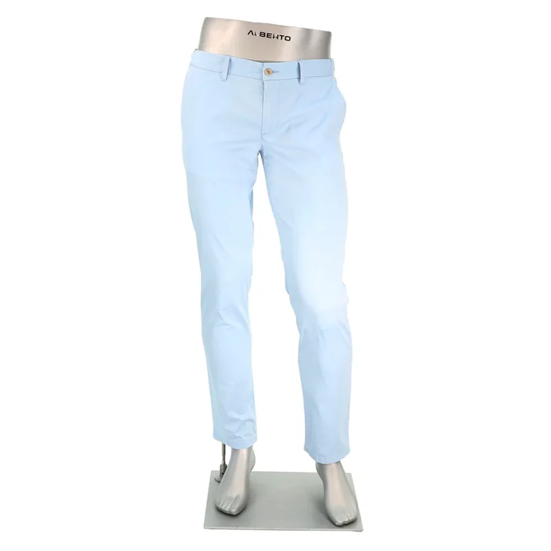 Lou Super Light Cotton Pant Blue