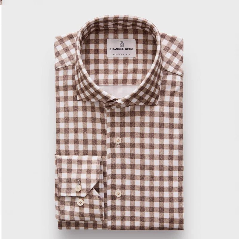 Byron, Gingham Check 4Flex Shirt