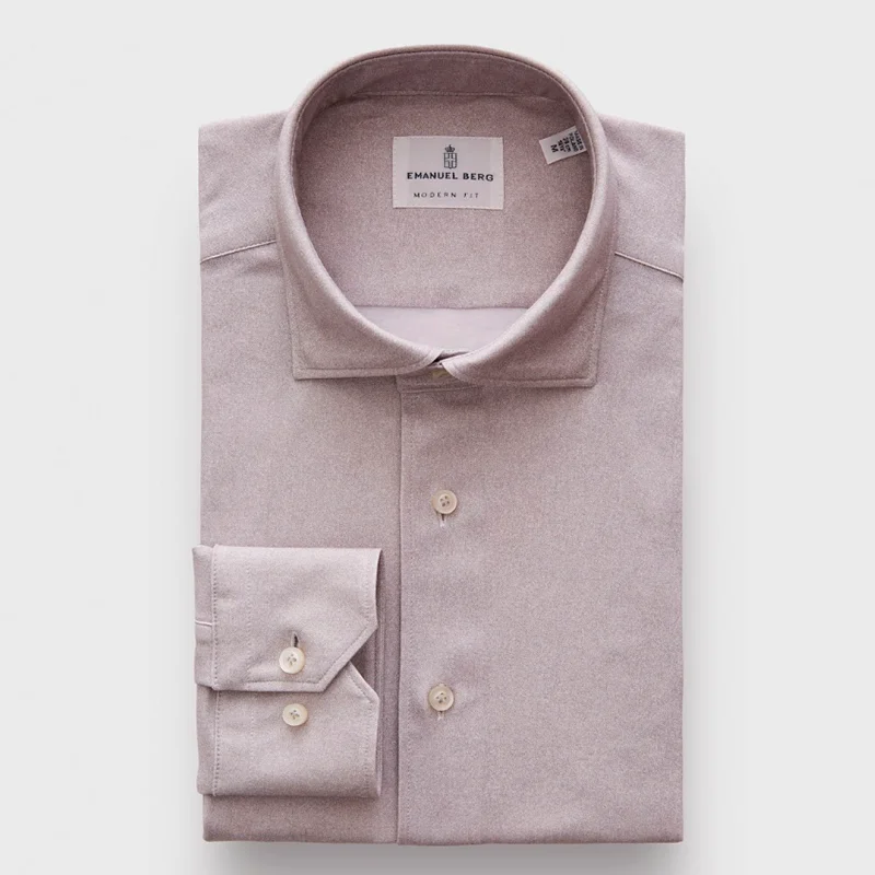 Byron, Grey Beige 4Flex Shirt