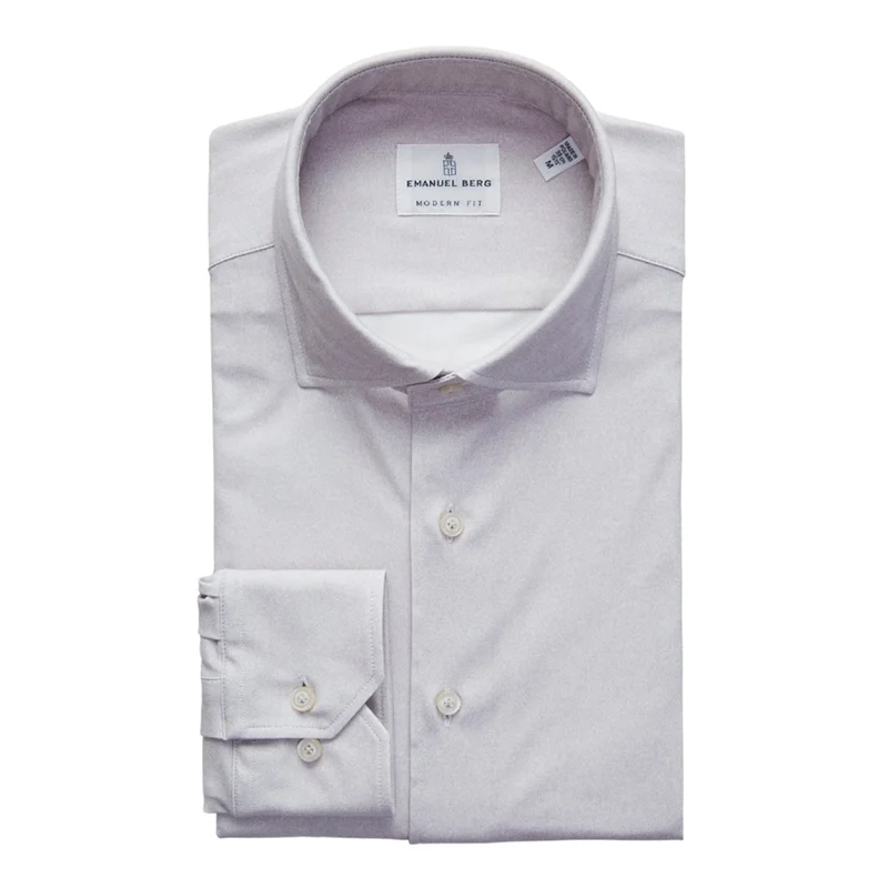 Byron, Light Grey 4Flex Shirt
