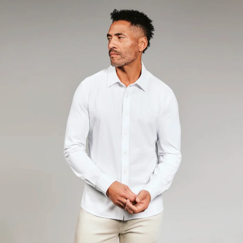 Ferris White Long Sleeve Shirt