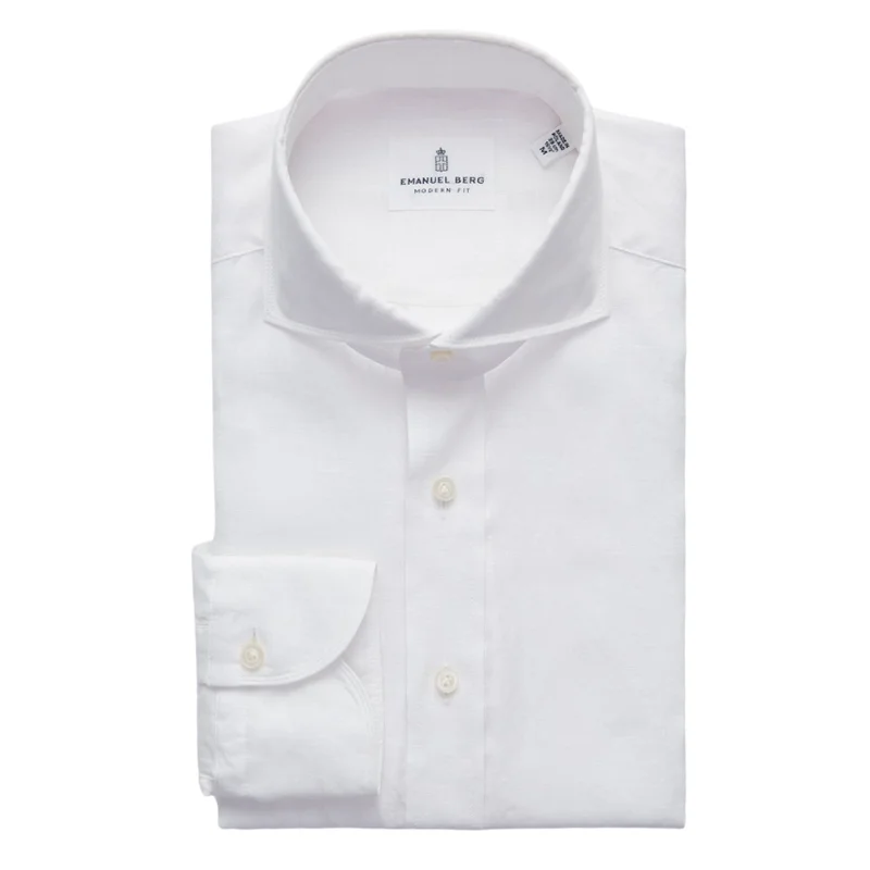 Harvard, White Linen Shirt
