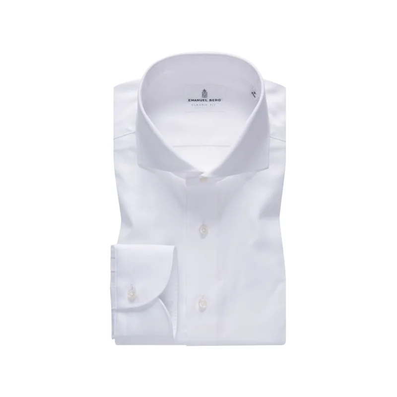 Harvard White Wrinkle Resistant Twill Shirt
