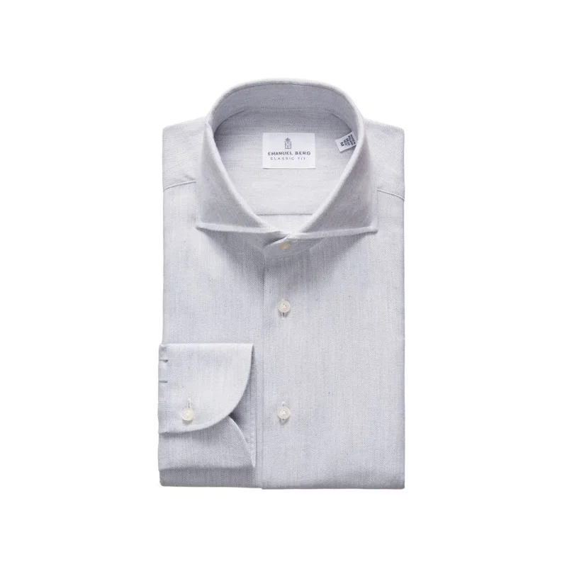 Megeve Grey Flannel Shirt