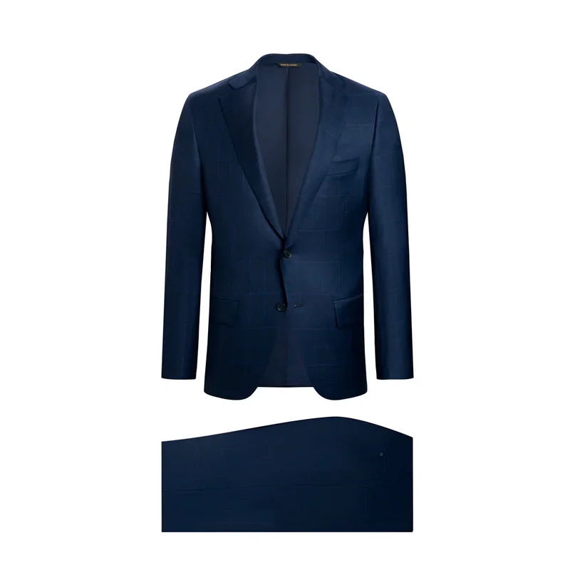 Midnight Plaid Pure 130s Suit