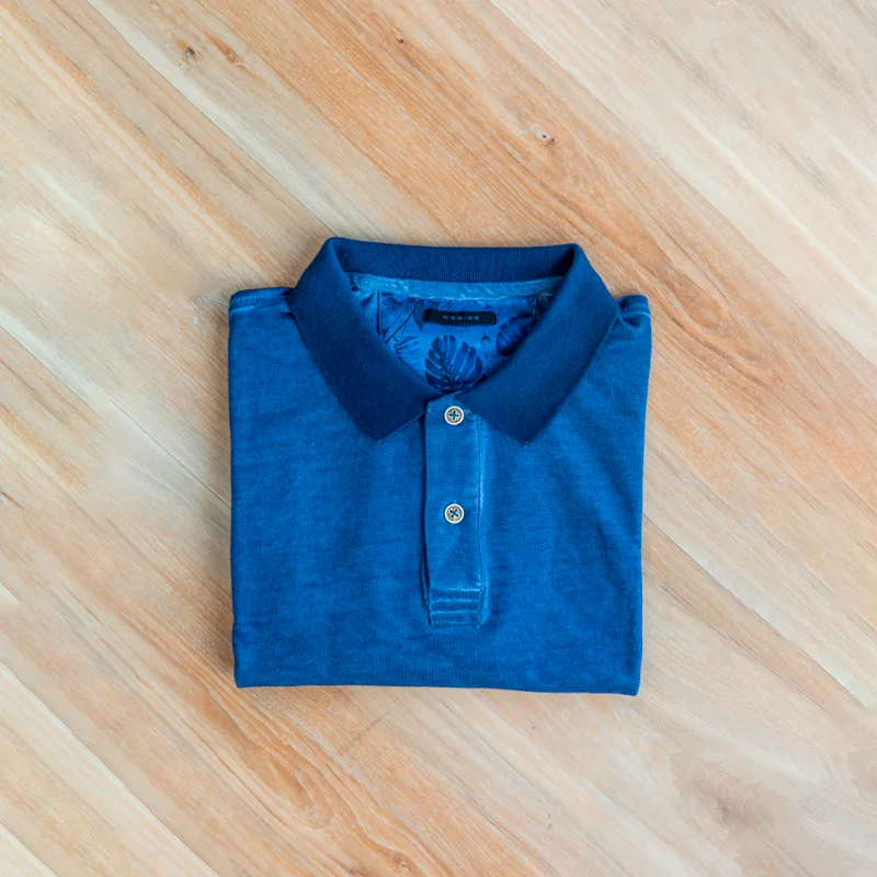 Navy Short Sleeve Sport Shirt