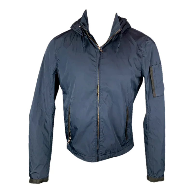 Navy blue polyester Timothy