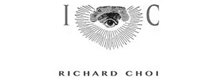 Black Richard Choi logo representing modern elegance in men's fashion.