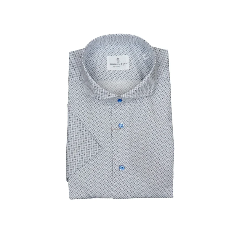 Stretch Poplin Short Sleeve Sport Shirt