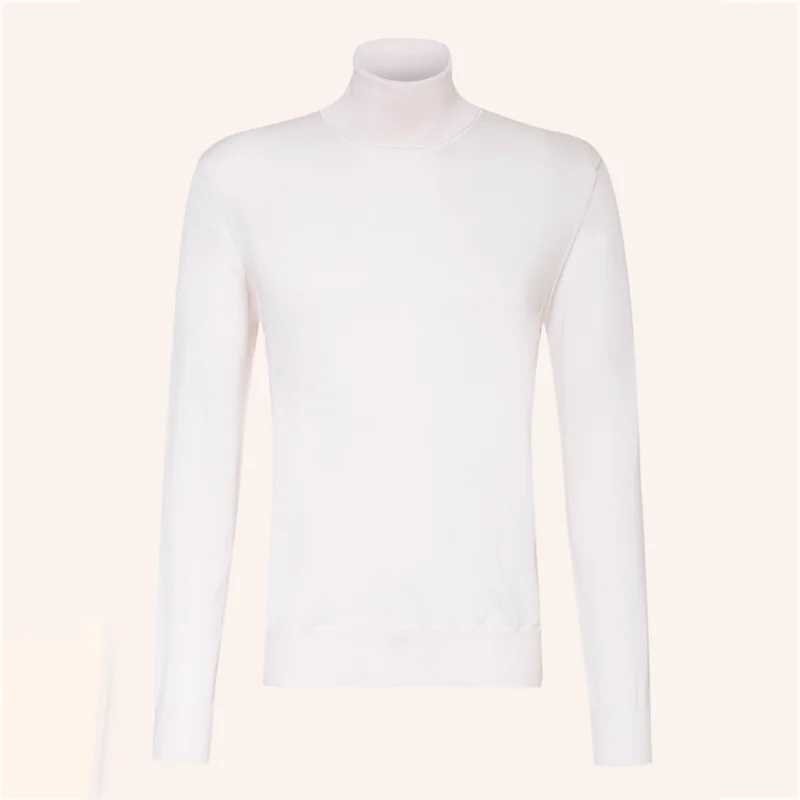 Turtleneck Sweater Francis White